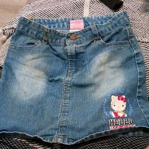 Hello Kitty Denim Skirt